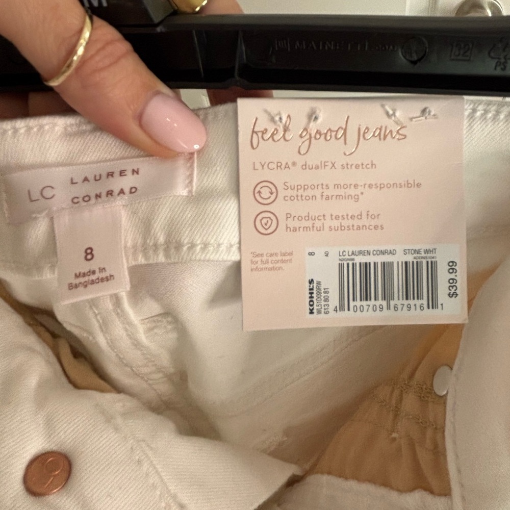 White flare leg jeans - Picture 4 of 6